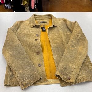John Varvatos Tan and Yellow Jacket